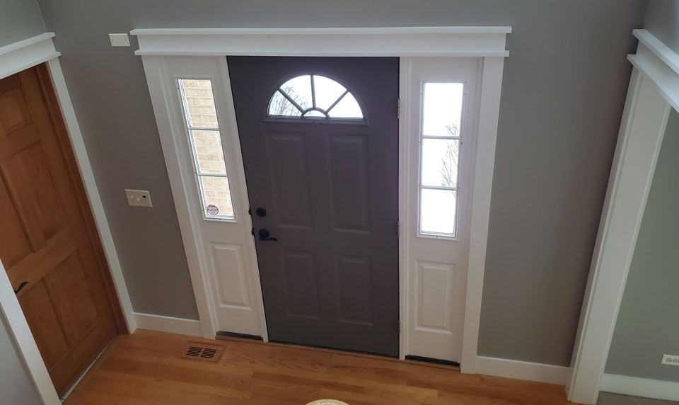 Doors Entry With New Trim