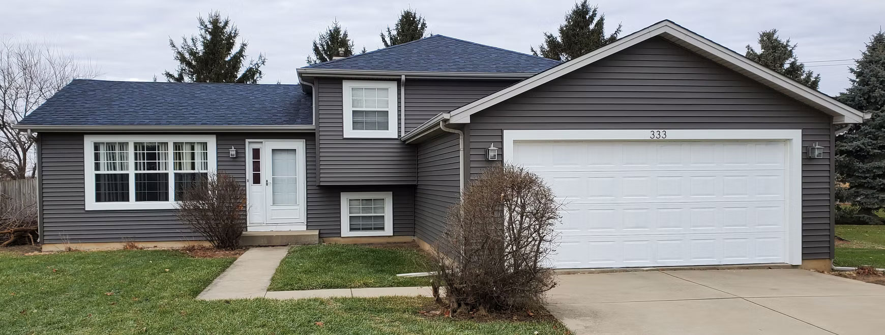 House With Gray Siding