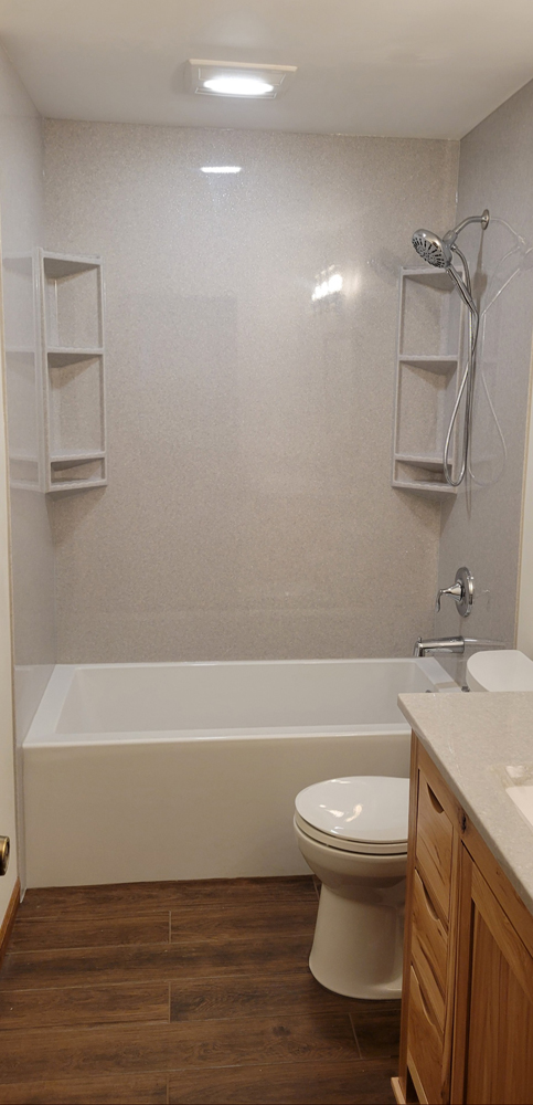 Bathrooms A Tub And Walls