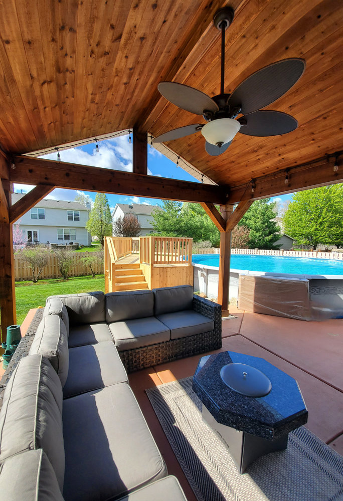 About Us And Outdoor Spaces Poolside