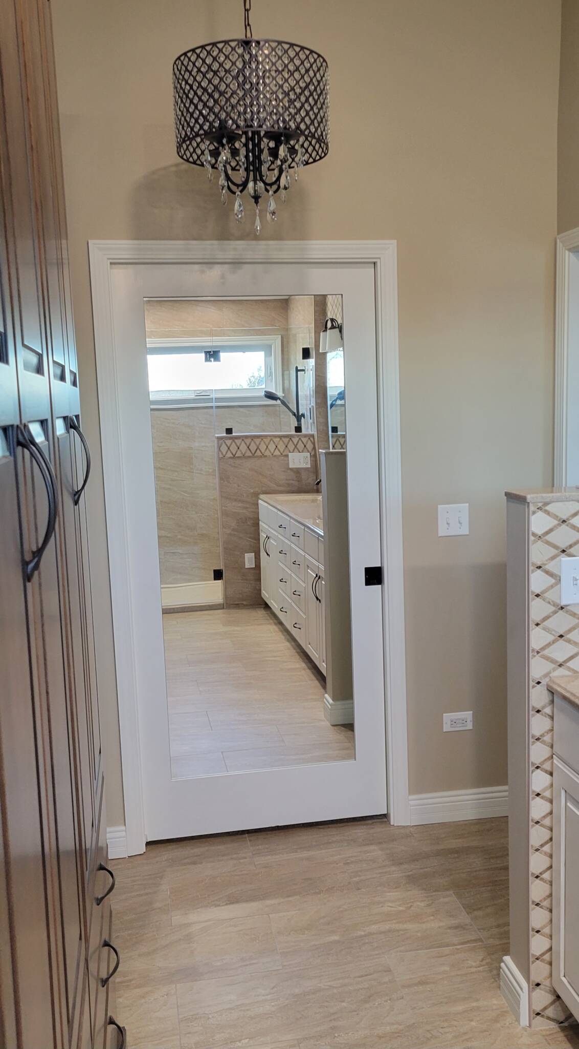 Bathroom B Mirror Closet Door