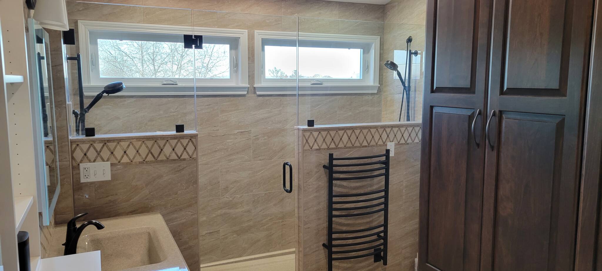 Bathroom B With Shower Doors