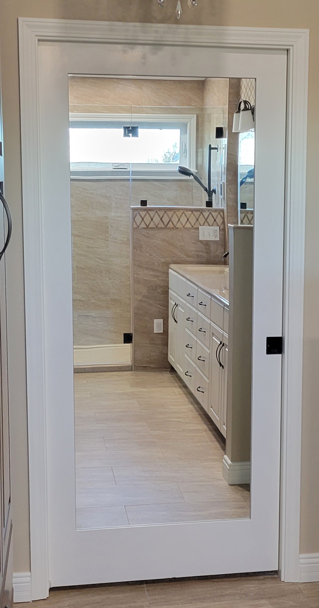 Door Mirrored Closet