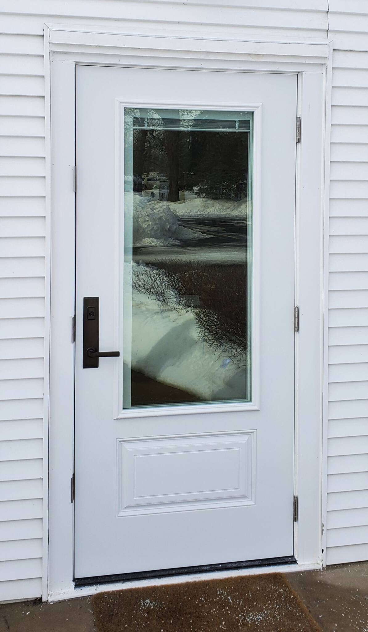 Doors White To Match Wood Double Doors