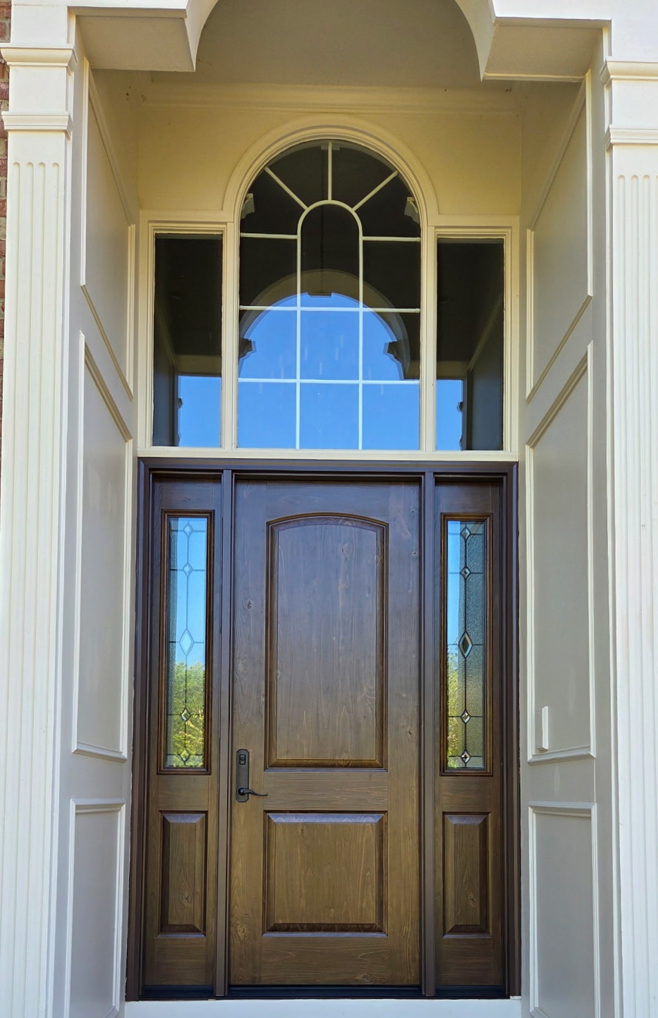 Tall Wood Entry Door