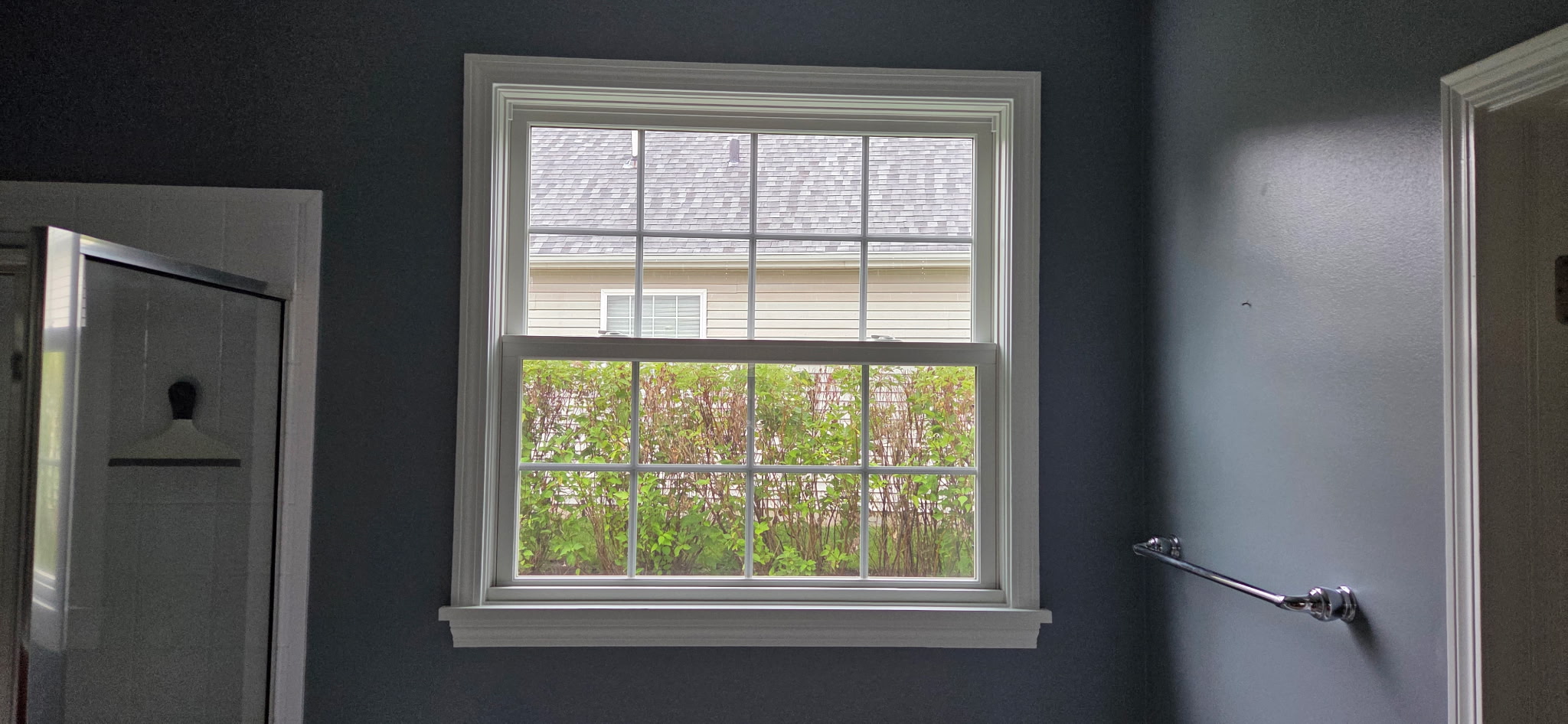 Windows Bath White Double Hung